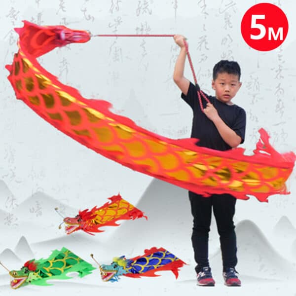 5m Red dragon ribbon